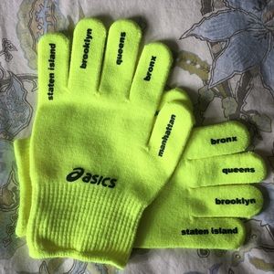 ASICS running gloves New York Marathon